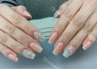 ネイル 神田 ココナッツのネイルデザイン
