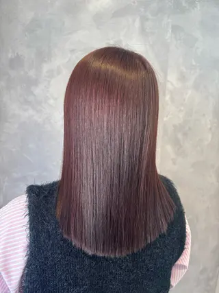 セミロング カラー ヒヨシ ルナのヘアスタイル