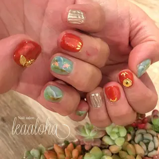 ネイル レアアロハ宇都宮 /ネイル.スクールのネイルデザイン