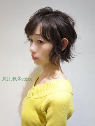 ショート ヘアアレンジ ショート×カラー 🦊堀米早紀【荻窪】のマツエク・マツパデザイン