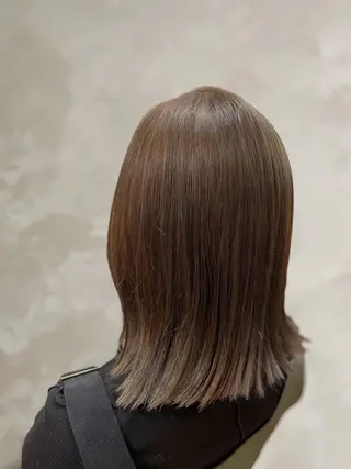 ミディアム 似合わせカットカラー 🌿つじおかるみのヘアスタイル