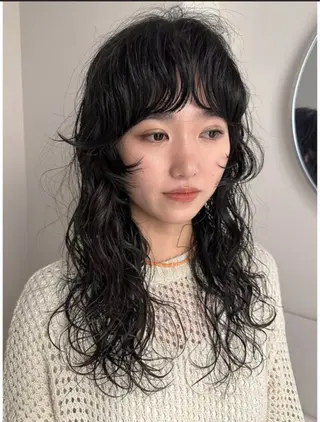 ミディアム パーマ FILMS ⭐︎renaのヘアスタイル