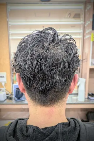 ショート パーマ 理容プラージュ燕三条 福井のヘアスタイル