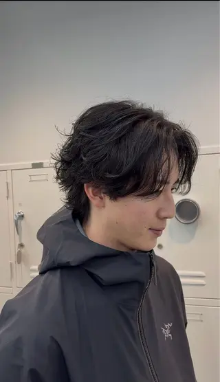 パーマ メンズ 🌀toa/波巻き✨ /メンズパーマ／栄のヘアスタイル