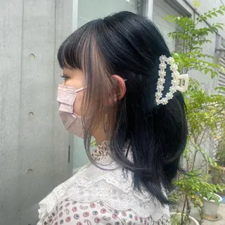 ミディアム カラー 🪭risa 暖色/レイヤー🪭のヘアスタイル