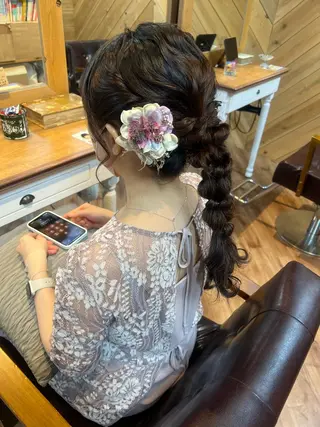 ロング ヘアアレンジ Topstylist YUKIのヘアスタイル