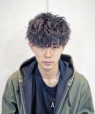 ショート メンズ 🐺パーマ特化🐺 安生　力哉のヘアスタイル