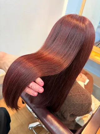 ロング カラー 髙木 優人のヘアスタイル