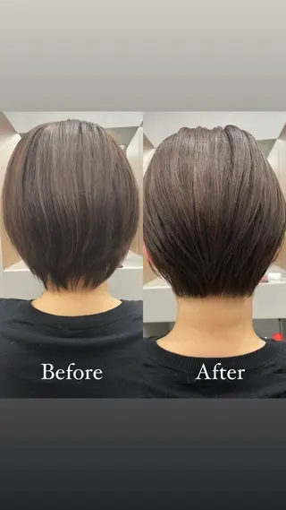 ショート カラー ヘアアレンジ 吉田一輝 外国人パーマのヘアスタイル