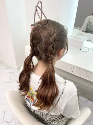 ロング ヘアアレンジ ヘアセット専門店 Rのヘアスタイル