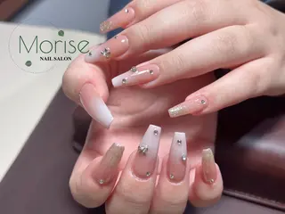 ネイル MoriseNail Jr研修💜はるかのネイルデザイン