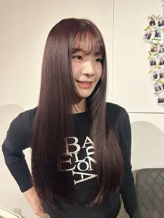 ロング カラー hinano ヒナノのヘアスタイル