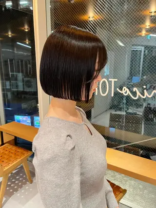 ミディアム ボブ&顔まわりレ イヤー♡TOMOE♡のヘアスタイル