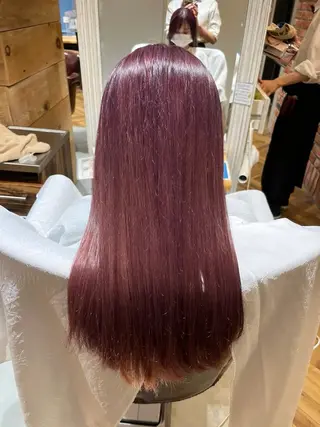 ロング 菊地 真優のヘアスタイル