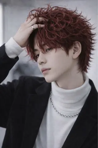 ショート カラー パーマ ヘアアレンジ メンズ メンズNo.1美容師 Coshoのヘアスタイル