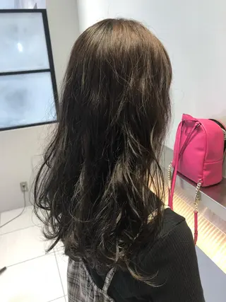 ロング パーマ 【Gluck】高橋 大治のヘアスタイル