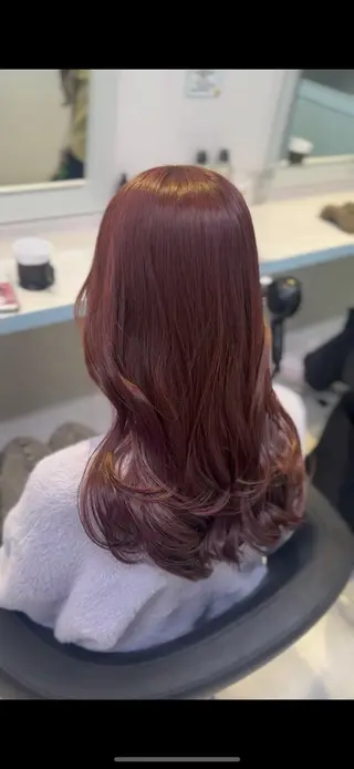 ロング カラー ♥️暖色カラ ー♥️由夏のヘアスタイル