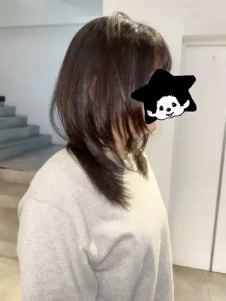 セミロング 韓国ヘアメンズ・レデ ィース特化ミクのヘアスタイル