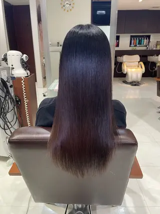 ロング ⭐️吉田萌⭐️ 髪質改善カラー⭐️のヘアスタイル
