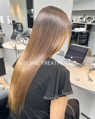 ロング カラー ヘアアレンジ 美髪矯正・レイヤー 倉友哉のヘアスタイル