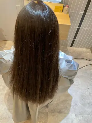 ロング 複雑履歴に対応ブリー チ無しダブルカラーのヘアスタイル