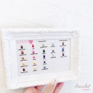 マツエク・マツパ chucola *のマツエク・マツパデザイン