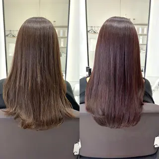 ロング EIGHT plum TOKIOリミテッドのヘアスタイル