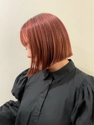 カラー 🎀𝑹𝑰𝑲𝑶 🎀【福島・梅田】のヘアスタイル