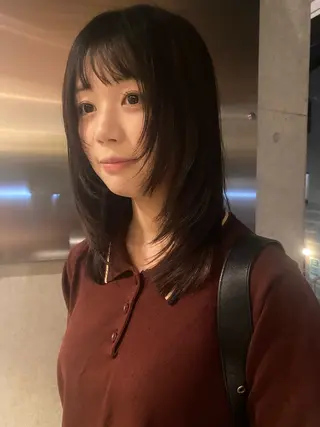 セミロング YUUKI/ウルフ .ボブパーマのヘアスタイル