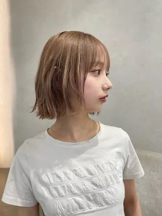 ショート カラー ayano.🩵 mielのマツエク・マツパデザイン