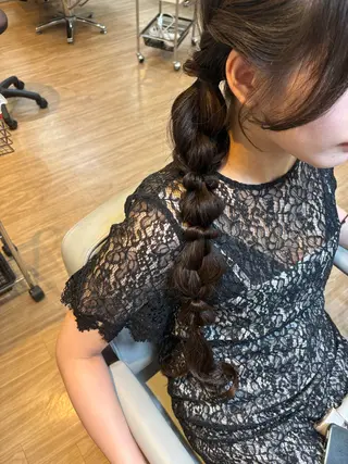 ヘアアレンジ 韓国ヘアー🇰🇷 MIWAのヘアスタイル
