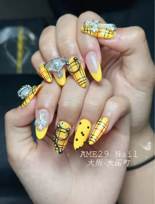 ロング カラー AME29 Nail ネイルサロンのネイルデザイン