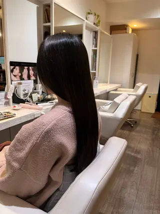 ロング 福本 好子のヘアスタイル