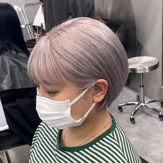 ショート カラー パーマ ヘアアレンジ メンズ キッズ ネイル マツエク・マツパ アイブロウ 大人スタイル 太田のヘアスタイル