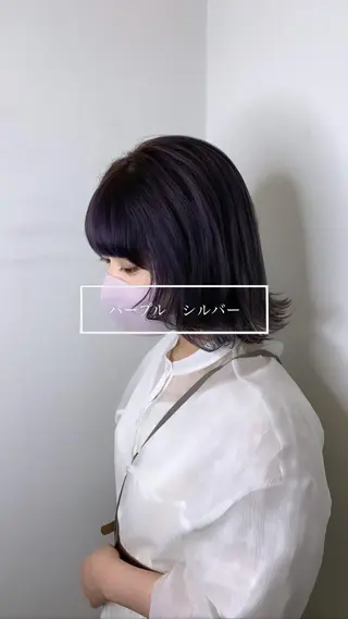 ミディアム 縮毛矯正/髪質改善/ HARUのヘアスタイル