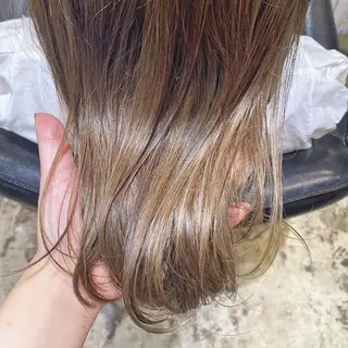 セミロング カラー 透明感カラー/京橋/ reikoのヘアスタイル