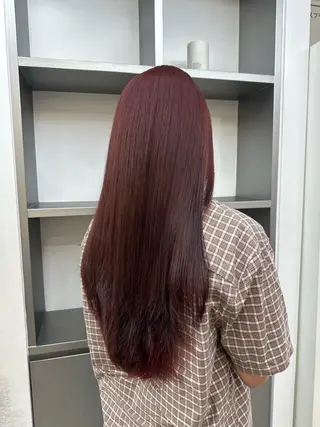 ロング カラー パーマ ヘアアレンジ 暖色💖ツヤ髪💖 masae🌼のヘアスタイル