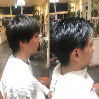 メンズ 北生駒☆カットが得意 鎌田フミヤのヘアスタイル