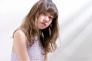 セミロング 小野 和摩のヘアスタイル