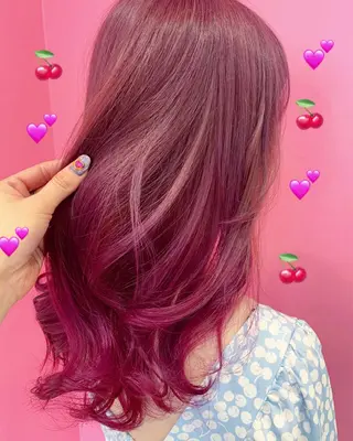 セミロング カラー 新宿駅近♡個室 ♡関口三都季🌜のヘアスタイル