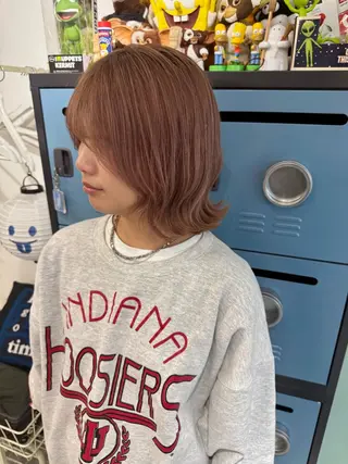 ミディアム わたる /カットモデル募集のヘアスタイル