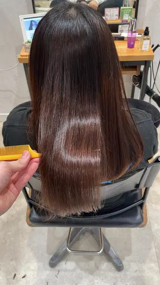 ロング パーマ 似合わせ レイヤー須川のヘアスタイル