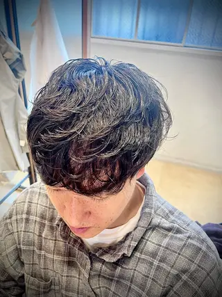 パーマ メンズ 🟦メンズ特化🟦 たかしま　あさひのヘアスタイル