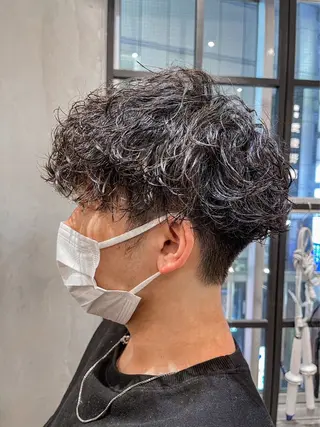 パーマ メンズ メンズ特化ニュアンス パーマ RYOのヘアスタイル