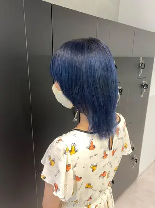 ミディアム カラー ヘアアレンジ 当日予約⭕️ JUNYAのヘアスタイル