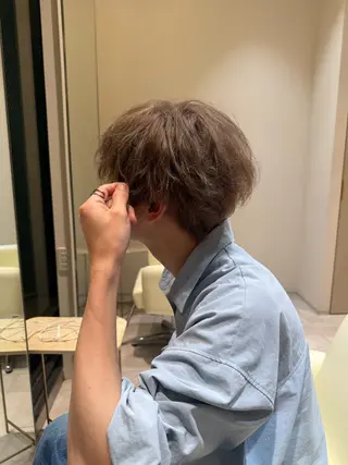 カラー メンズ yana /ブリーチモデルのヘアスタイル