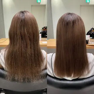 セミロング 髪質改善ヘアケア 艶髪特化/上田のヘアスタイル