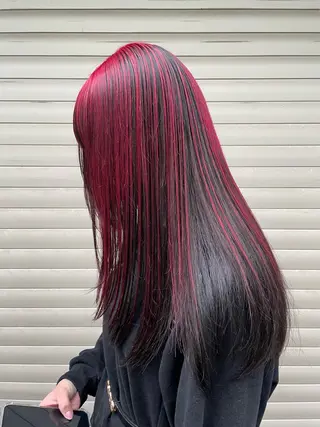 ロング カラー ブリーチ/レイヤー 💙ayame💙のヘアスタイル