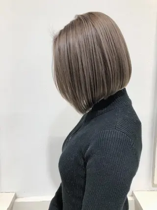ショート カラー GiseL天神カラー 髪質改善/ブリーチのヘアスタイル