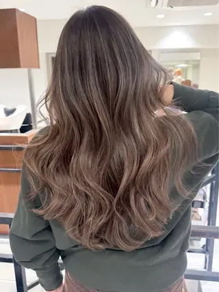 ロング カラー Amaretto かなのヘアスタイル